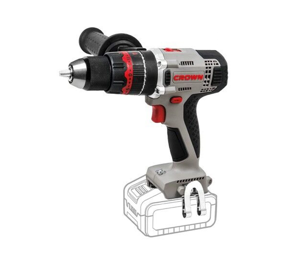 Mașină de înșurubat cu acumulator CROWN CT21075HMX-4 BMC 20V 2Ah photo 0