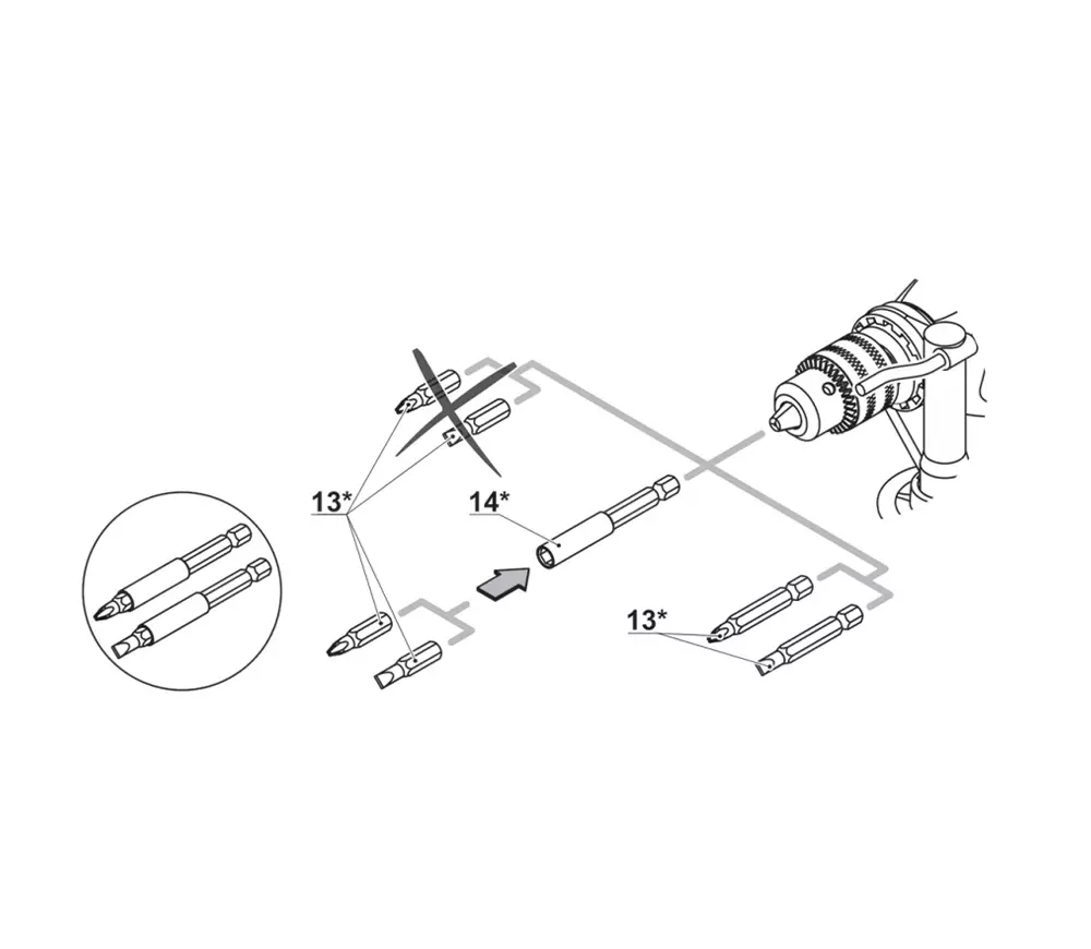 Дрель CROWN CT10130C 810вт photo 11