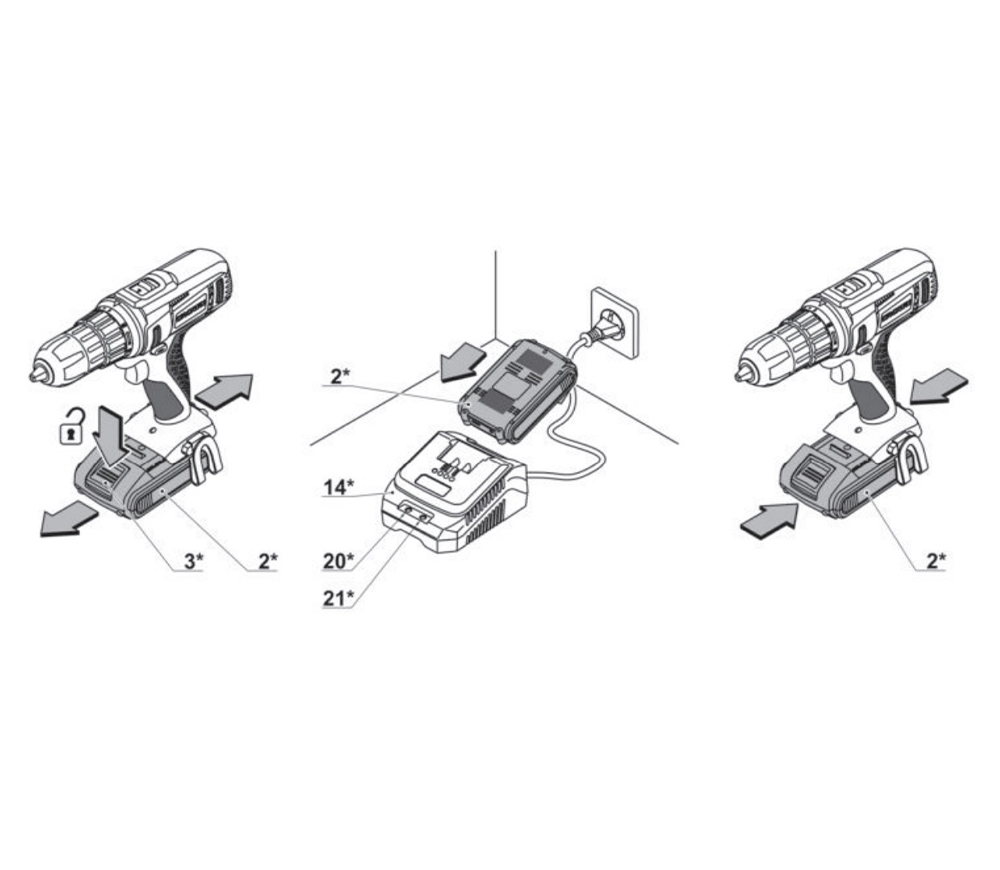 Шуруповерт аккумуляторный CROWN CT21081H-2 BMC 12В 2Ач photo 9