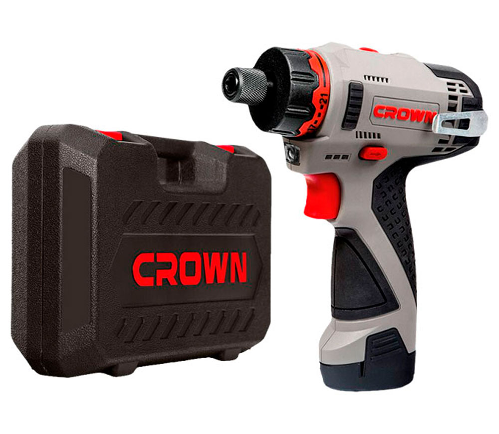 Mașină de înșurubat cu acumulator CROWN CT21072HBX-2 BMC 12V 2Ah photo 0