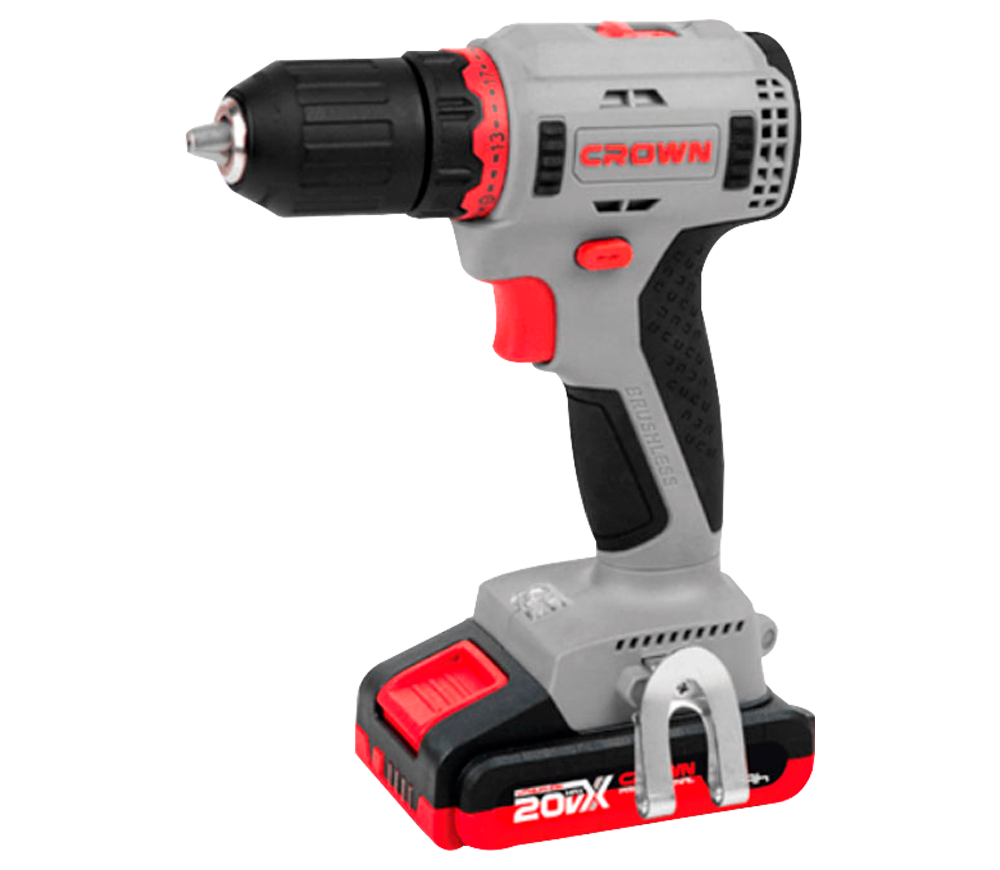 Mașină de înșurubat cu acumulator CROWN CT21091HX-2 BMC 20V 2Ah photo