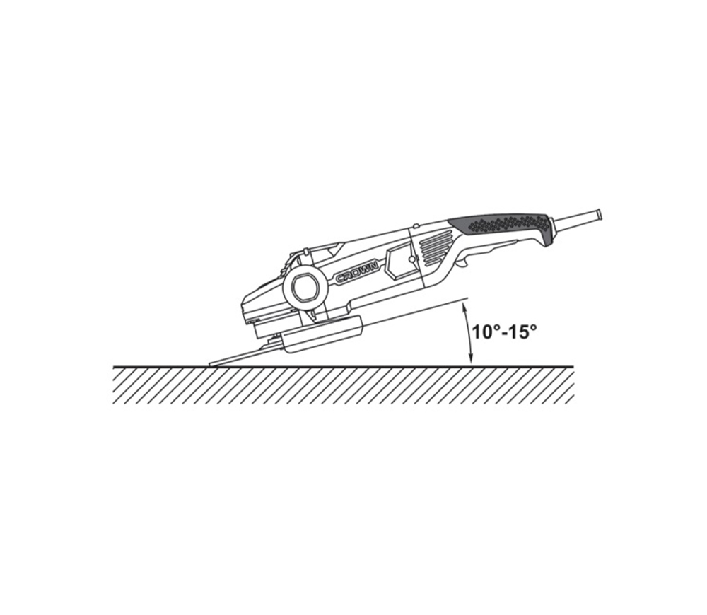 Polizor unghiular CROWN CT13500-230S 2200w 230mm photo 13