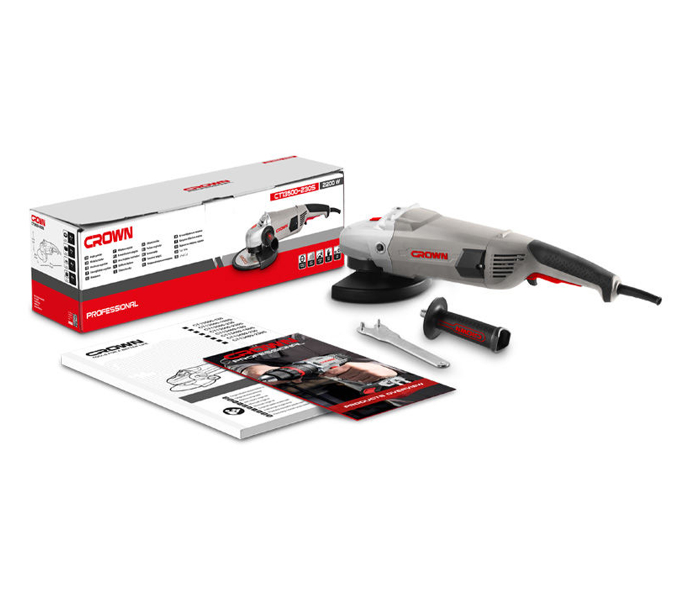 Polizor unghiular CROWN CT13500-230S 2200w 230mm photo 4