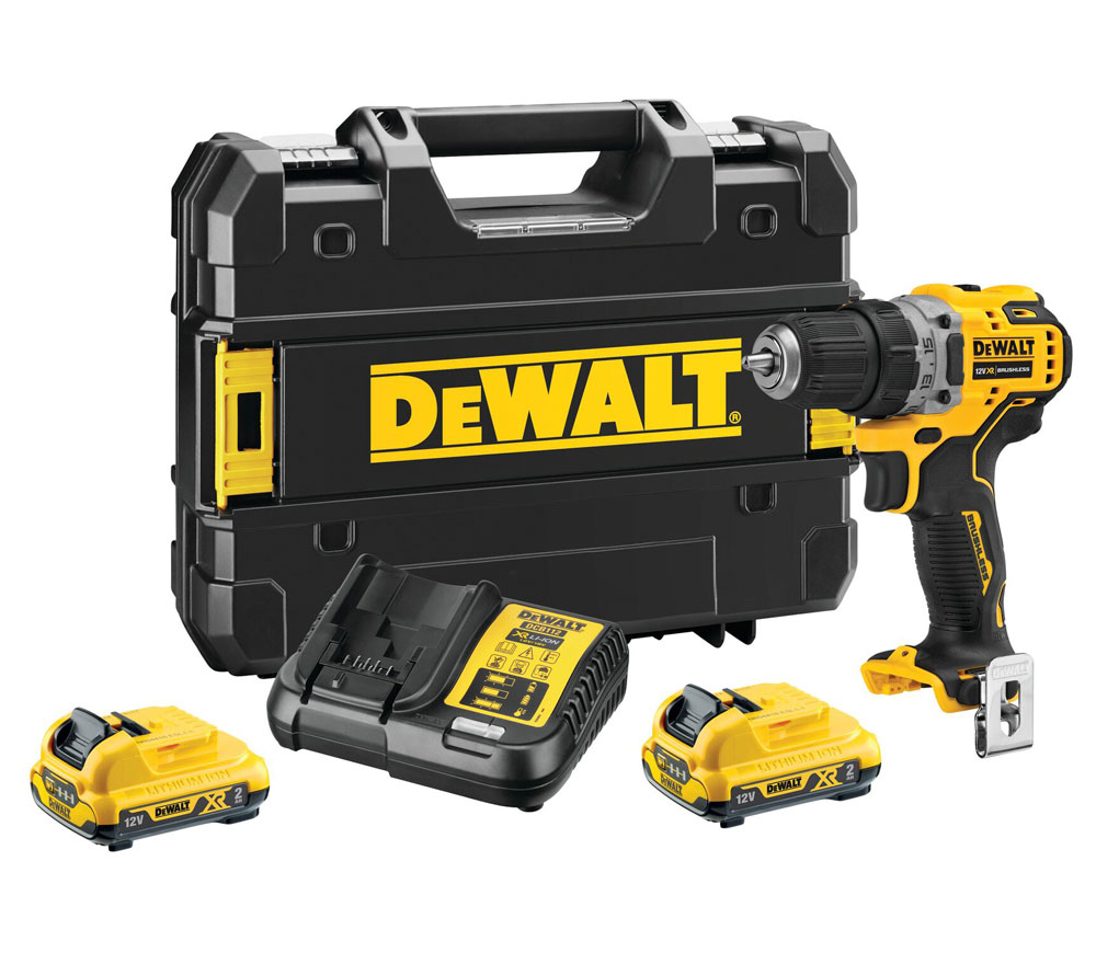 Mașină de înșurubat cu acumulator DEWALT DCD701D2-QW 12V 2Ah photo 1