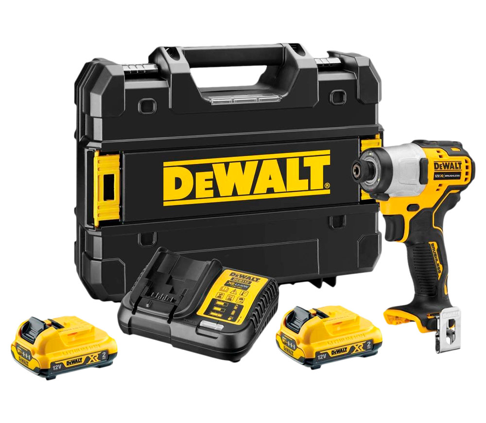 Mașină de înșurubat cu acumulator DEWALT DCF801D2-QW 12V 2.0Ah photo