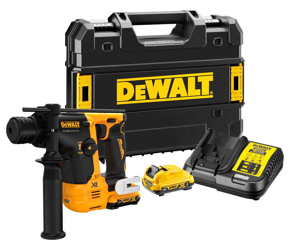 Перфоратор аккумуляторный DEWALT DCH072L2-QW 1.2Дж 12В 3Ач photo 5