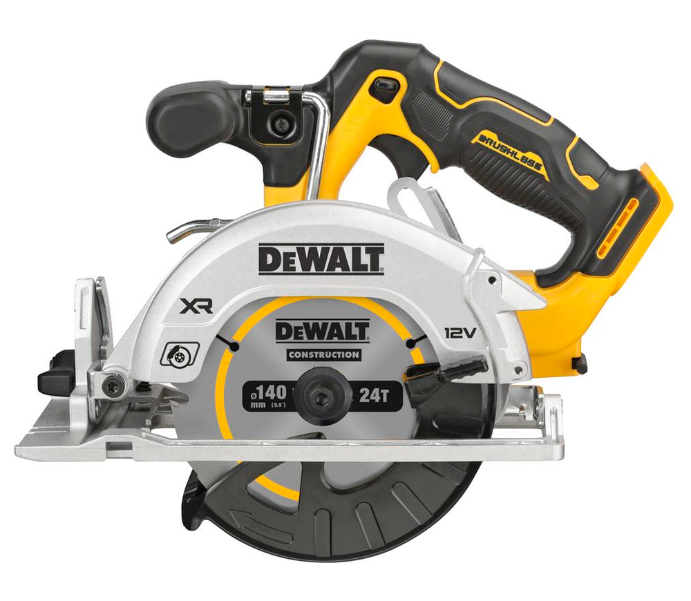 Дисковая пила аккумуляторная (без аккумуляторов) DEWALT DCS512N-XJ 140мм 12В photo 0