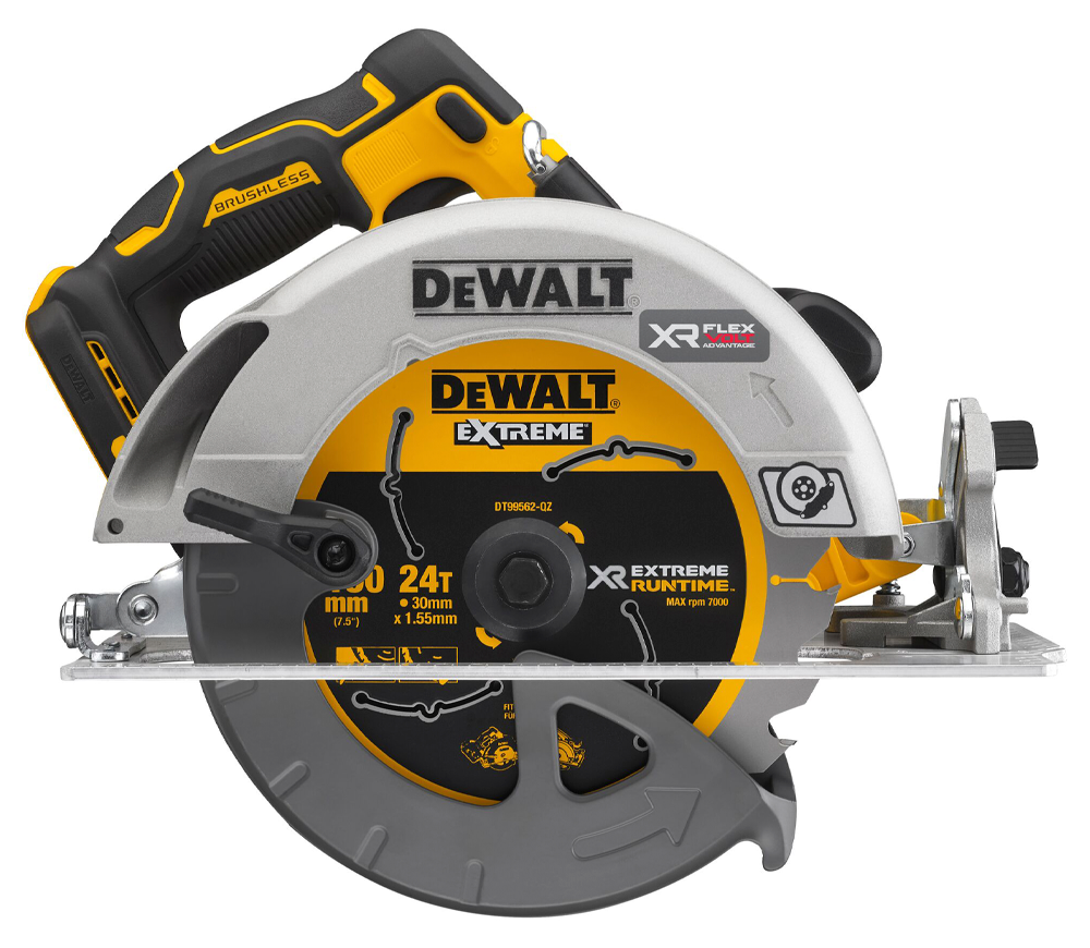 Дисковая пила аккумуляторная (без аккумуляторов) DEWALT DCS573NT 190мм 54В photo 0