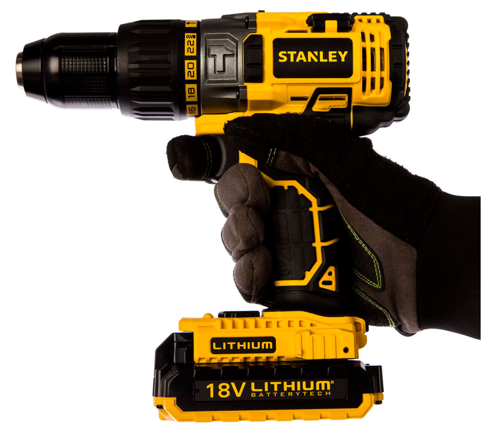 Mașină de înșurubat cu acumulator STANLEY SCD201D2K 18V 2.0Ah photo 4