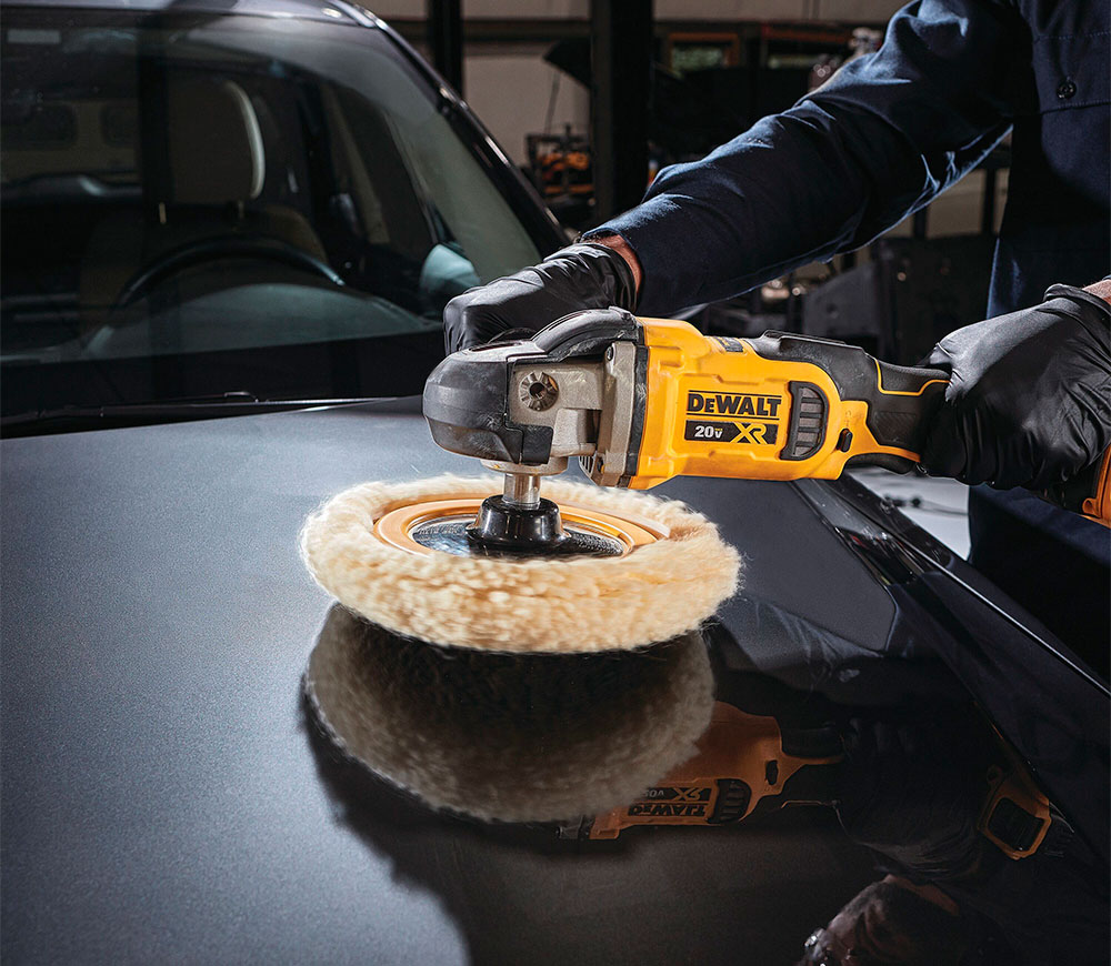 Полировальная машина аккумуляторная (без АКБ) DEWALT DCM849N 18В photo 4