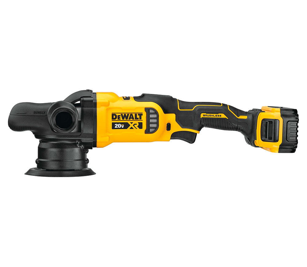 Полировальная машина аккумуляторная DEWALT DCM848P2 125мм 18В 5Ач photo 0