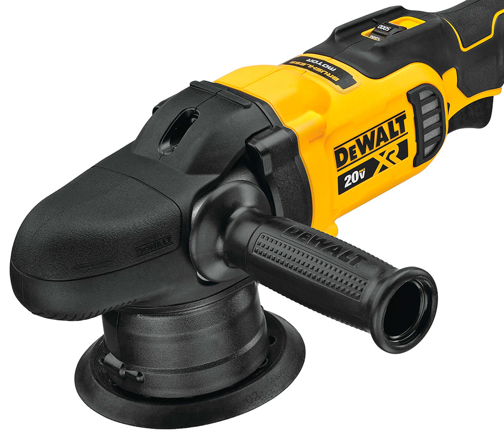 Полировальная машина аккумуляторная DEWALT DCM848P2 125мм 18В 5Ач photo 2