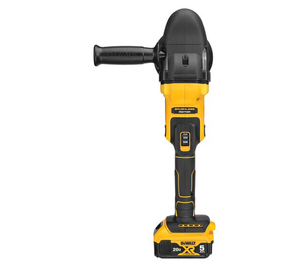 Полировальная машина аккумуляторная DEWALT DCM848P2 125мм 18В 5Ач photo 1