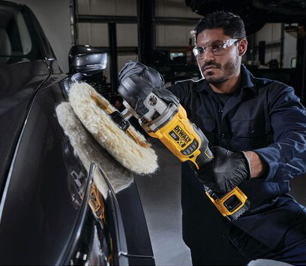 Полировальная машина аккумуляторная DEWALT DCM849P2  18В 5Ач photo 8