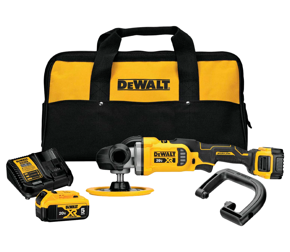 Полировальная машина аккумуляторная DEWALT DCM849P2  18В 5Ач photo