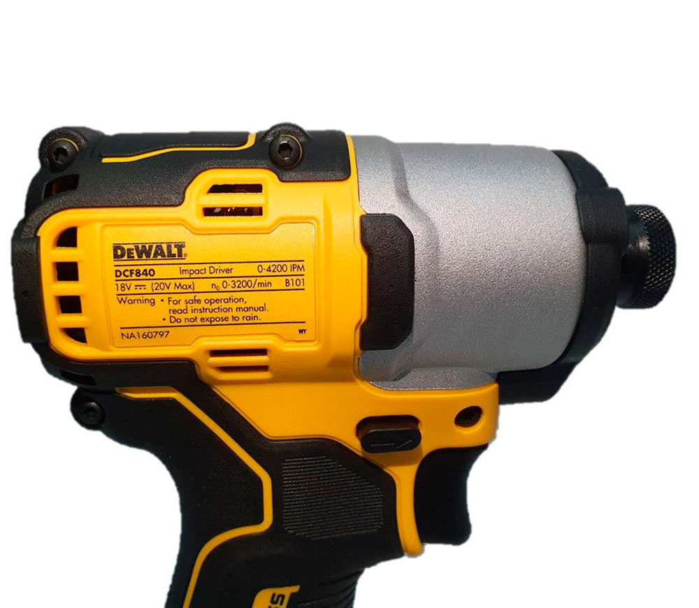 Шуруповерт аккумуляторный (без аккумуляторов) DEWALT DCF840N-XJ 18В photo 0