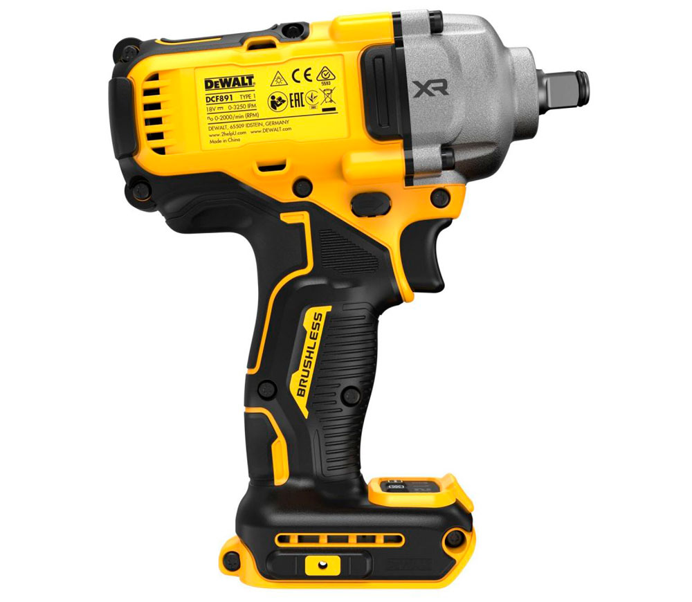 Гайковерт аккумуляторный DEWALT DCF891N-XJ 18В photo 1