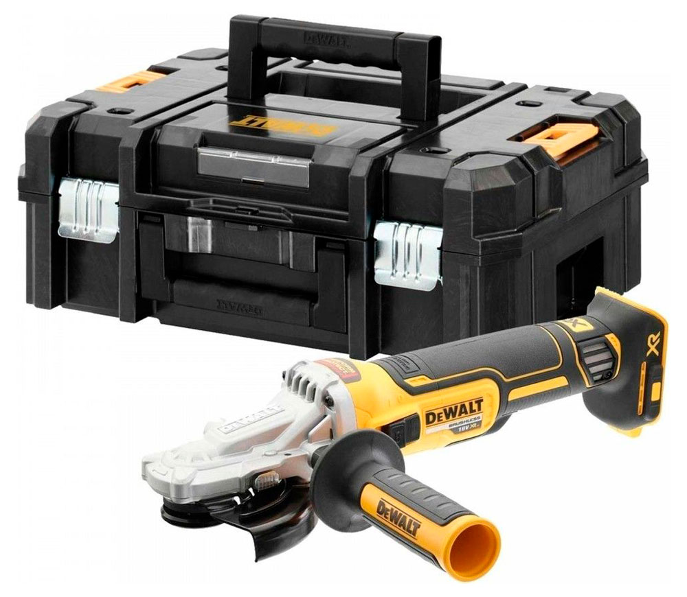 Угловая шлифмашина аккумуляторная (без аккумуляторов) DEWALT DCG405FNT-XJ 125мм 18В photo 0