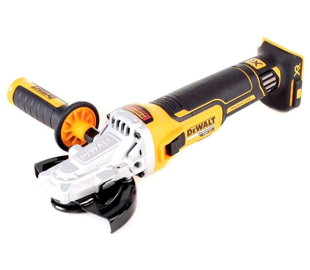Угловая шлифмашина аккумуляторная (без аккумуляторов) DEWALT DCG405FNT-XJ 125мм 18В photo 1