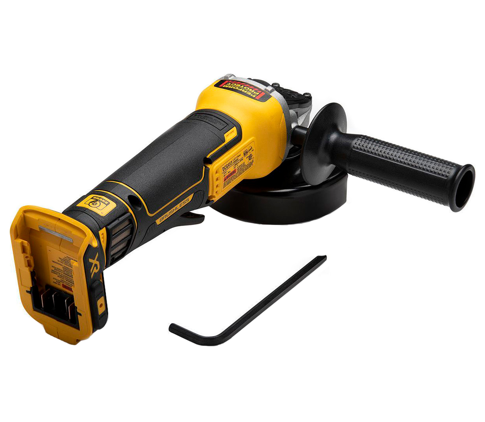 Угловая шлифмашина аккумуляторная (без аккумуляторов) DEWALT DCG406N-XJ 125мм 18В photo 0