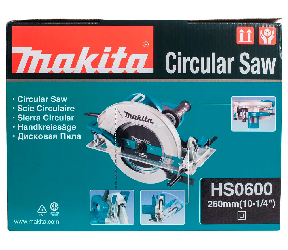 Fierăstrău circular MAKITA HS0600 2000w 270mm photo 9