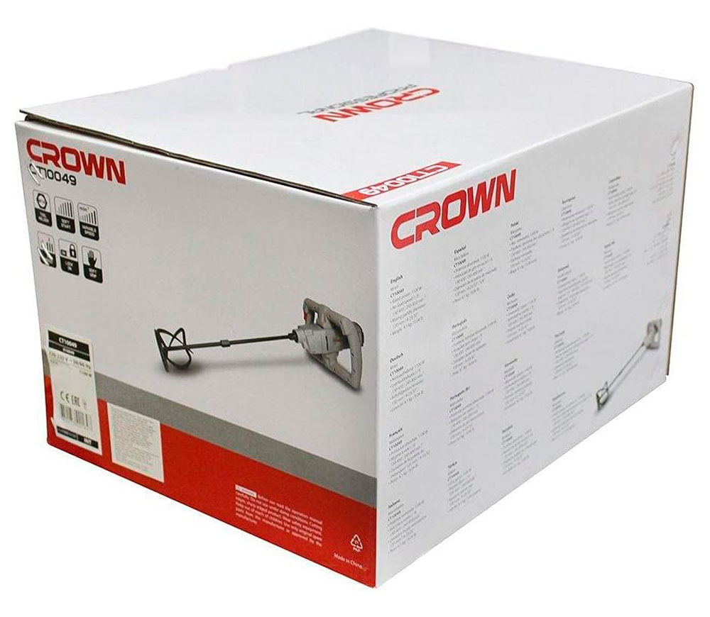 Миксер строительный CROWN CT10049 1100вт photo 5