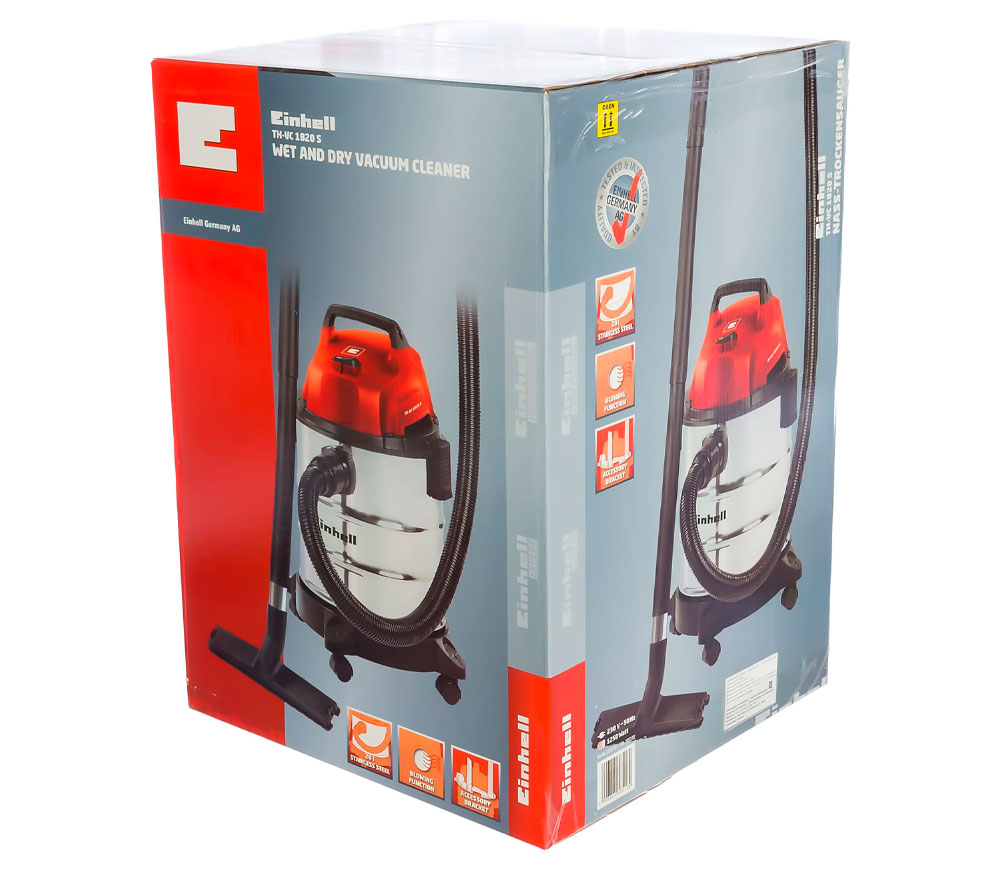 Пылесос промышленный Einhell TC-VC 1820 S (23.421.67) 1250вт 180мбар 20л photo 10