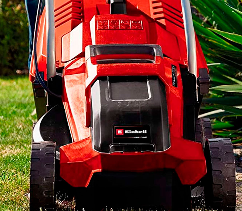 Газонокосилка аккумуляторная (без аккумуляторов) EINHELL GE-CM 18/32 Li 18V PXC SOLO 320мм 18В photo 5