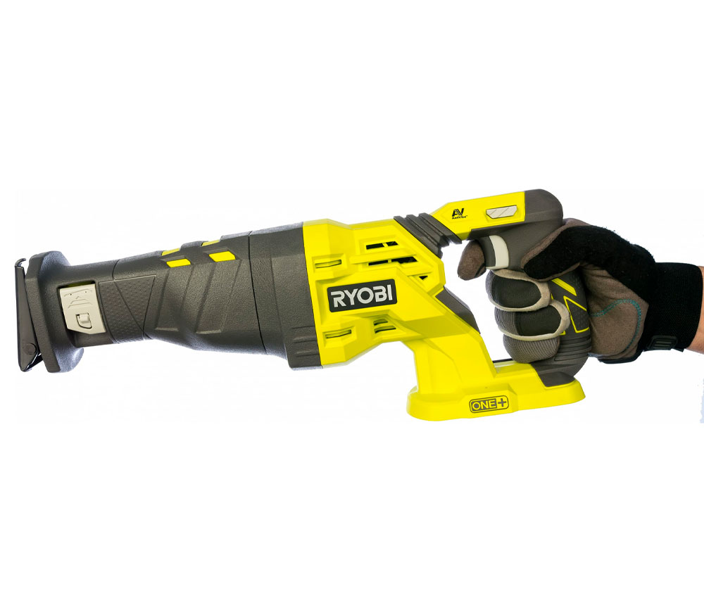 Сабельная пила аккумуляторная (без аккумуляторов) RYOBI R18RS-0 18В photo 1