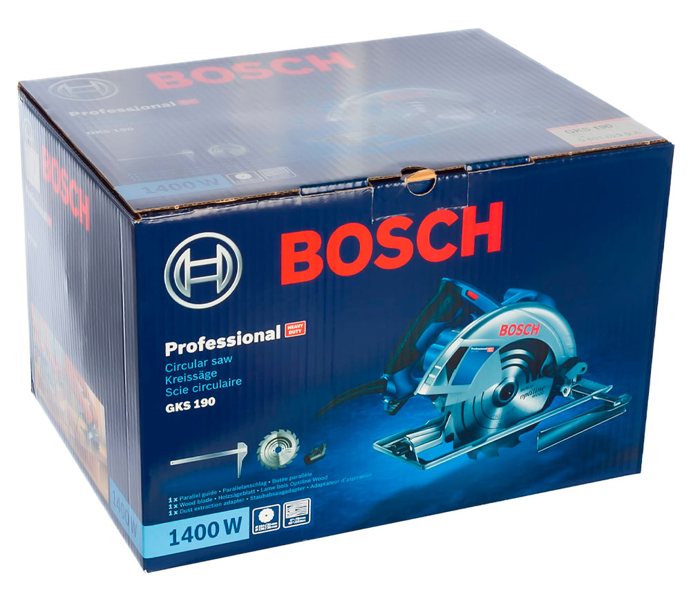 Дисковая пила BOSCH GKS190 1400вт 190мм photo 5