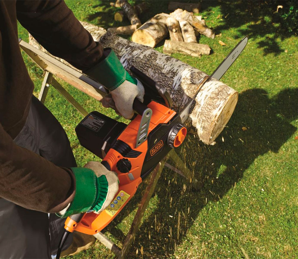 Цепная пила электрическая BLACK&DECKER CS2245-QS 2200вт 450мм photo 4
