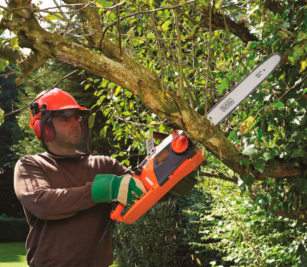 Цепная пила электрическая BLACK&DECKER CS2245-QS 2200вт 450мм photo 6