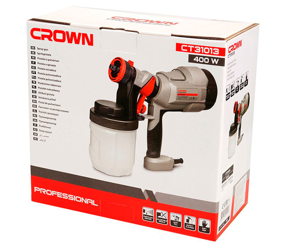 Краскопульт CROWN CT31013 400вт 0.2бар photo 7