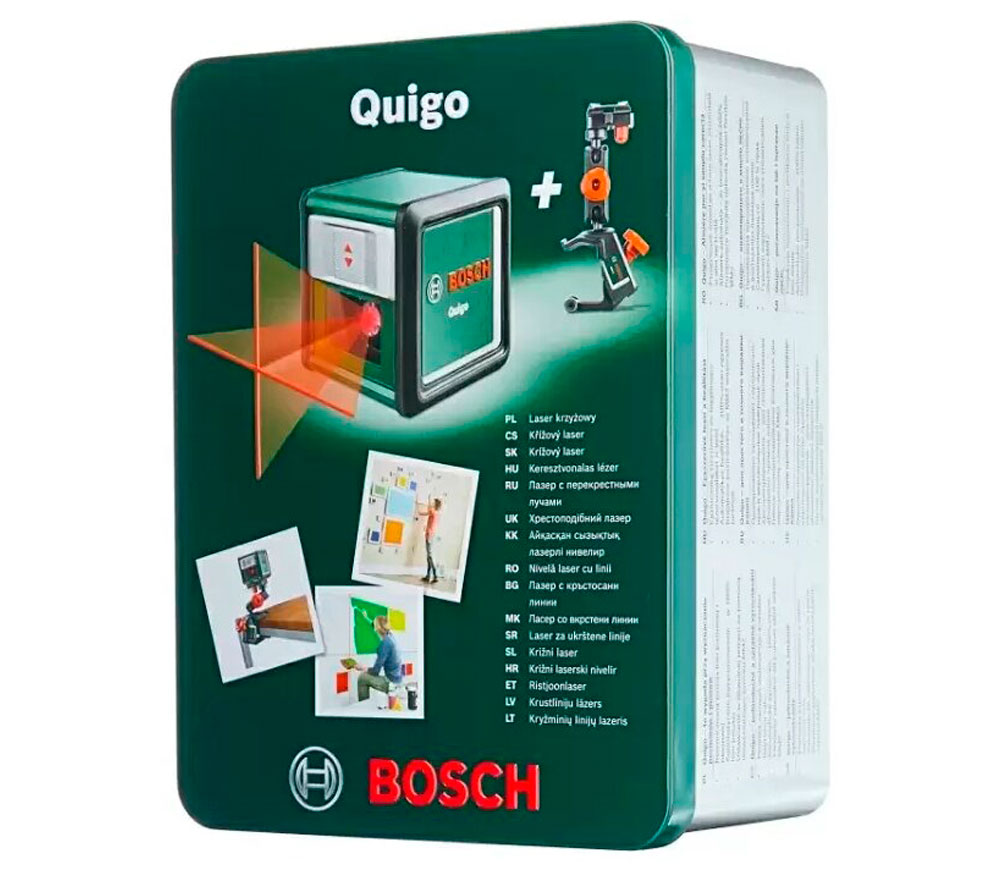 Лазерный уровень BOSCH Quigo III 2луча 10m photo 5