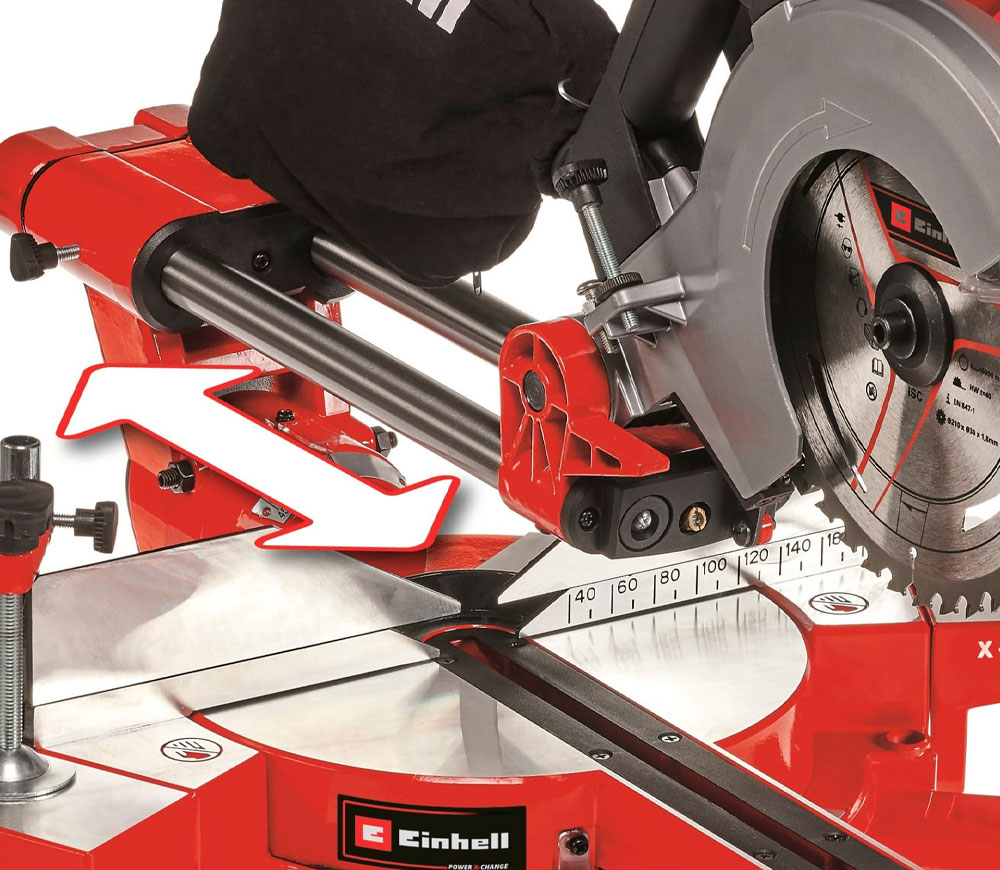 Торцовочная пила аккумуляторная Einhell TE-SM 36/210 XPWR SOLO 210мм photo 2