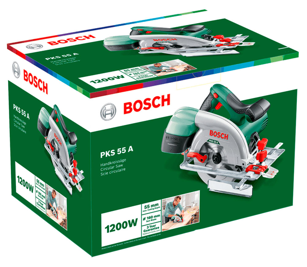 Дисковая пила BOSCH PKS55A (0603501020) 1200вт 160мм photo 7