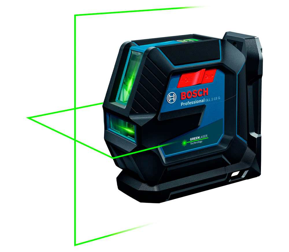Лазерный уровень BOSCH GLL 2-15 G 2луча 15m photo 1
