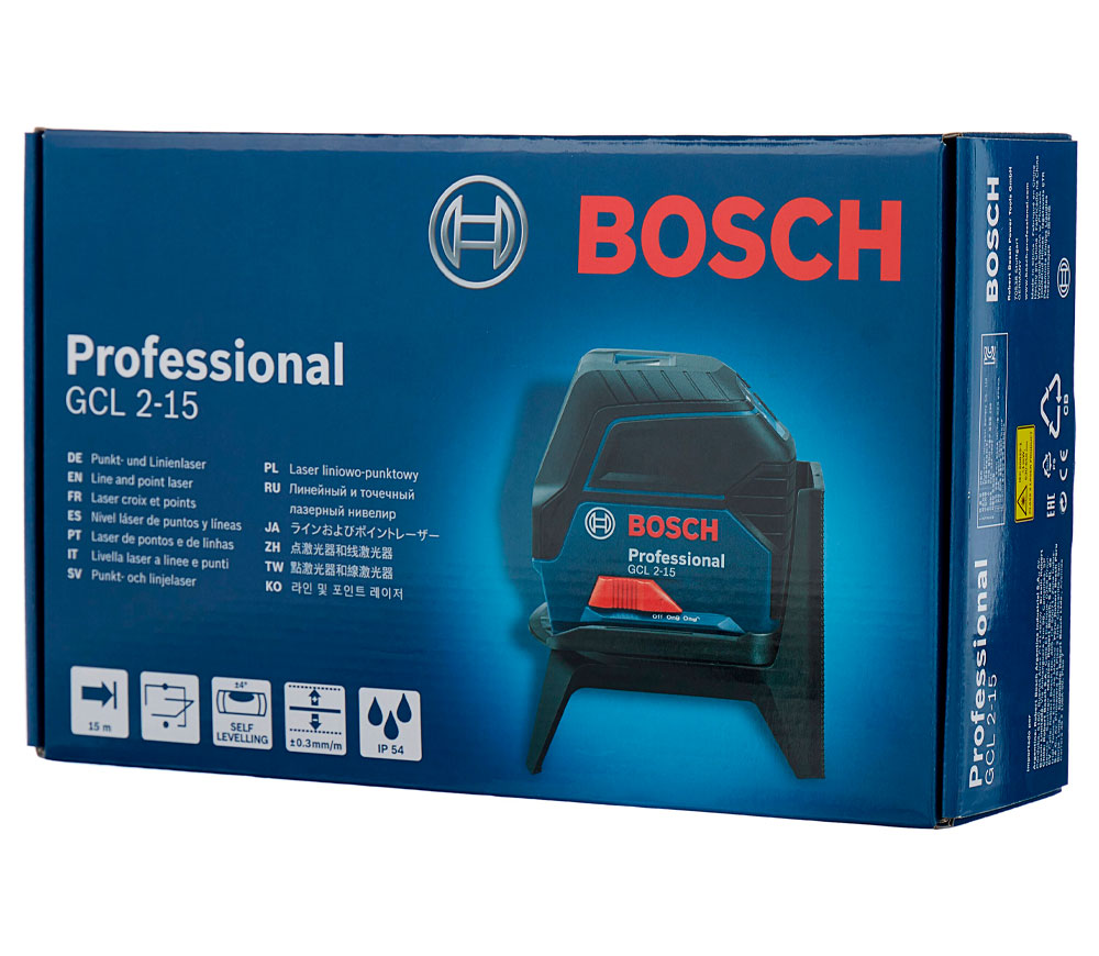Лазерный уровень BOSCH GCL 2-15 2луча 15m photo 9