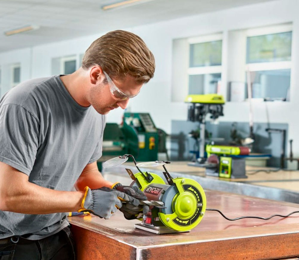 Точильный станок Ryobi RBG6G1 250вт 150мм photo 5