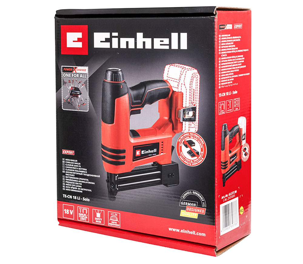 Степлер аккумуляторный (без аккумуляторов) EINHELL TE-CN 18 Li PXC SOLO 20уд/мин 18В photo 10