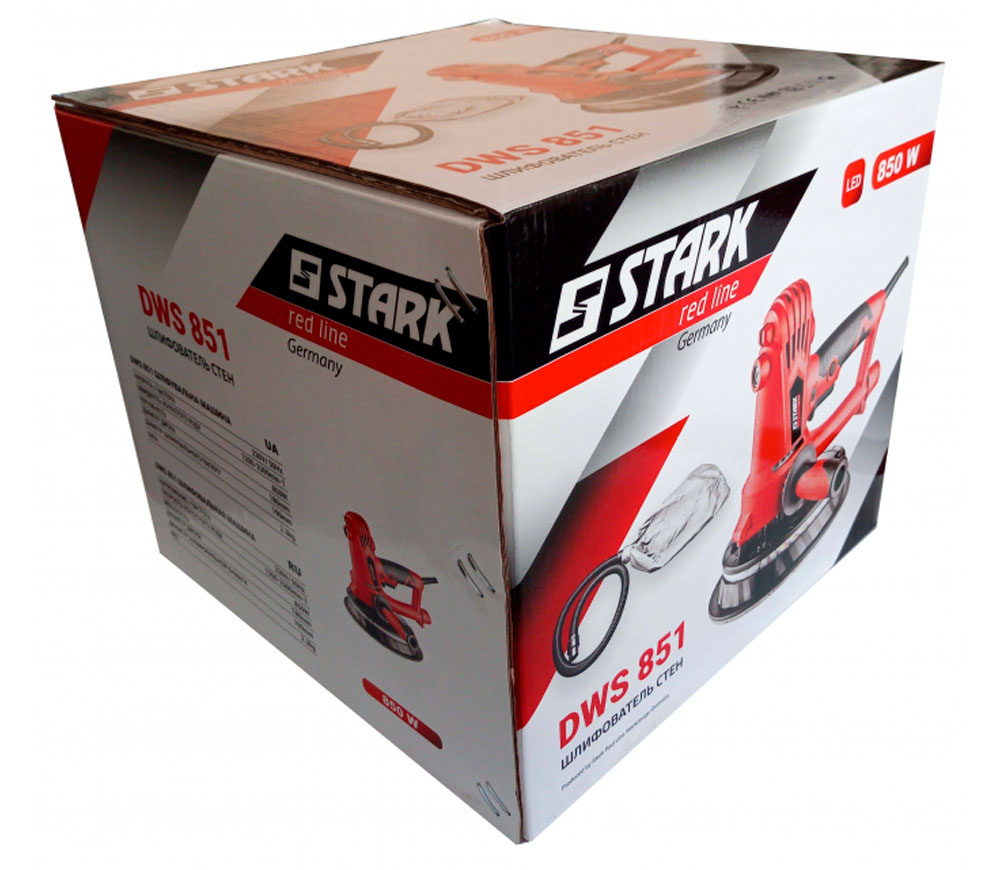 Mașină de șlefuit pereți extensibilă Stark DWS 851 850w 190mm photo 6