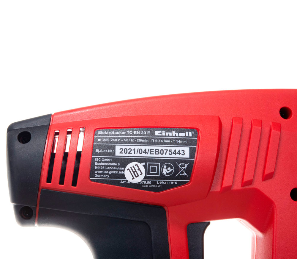 Степлер аккумуляторный EINHELL TC-EN 20E 20уд/мин photo 4