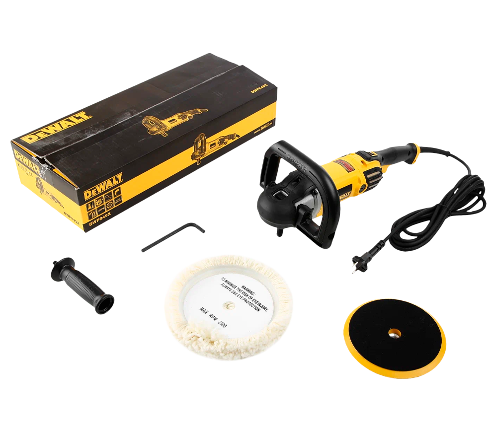 Полировальная машина DEWALT DWP849X 1250вт 180мм photo