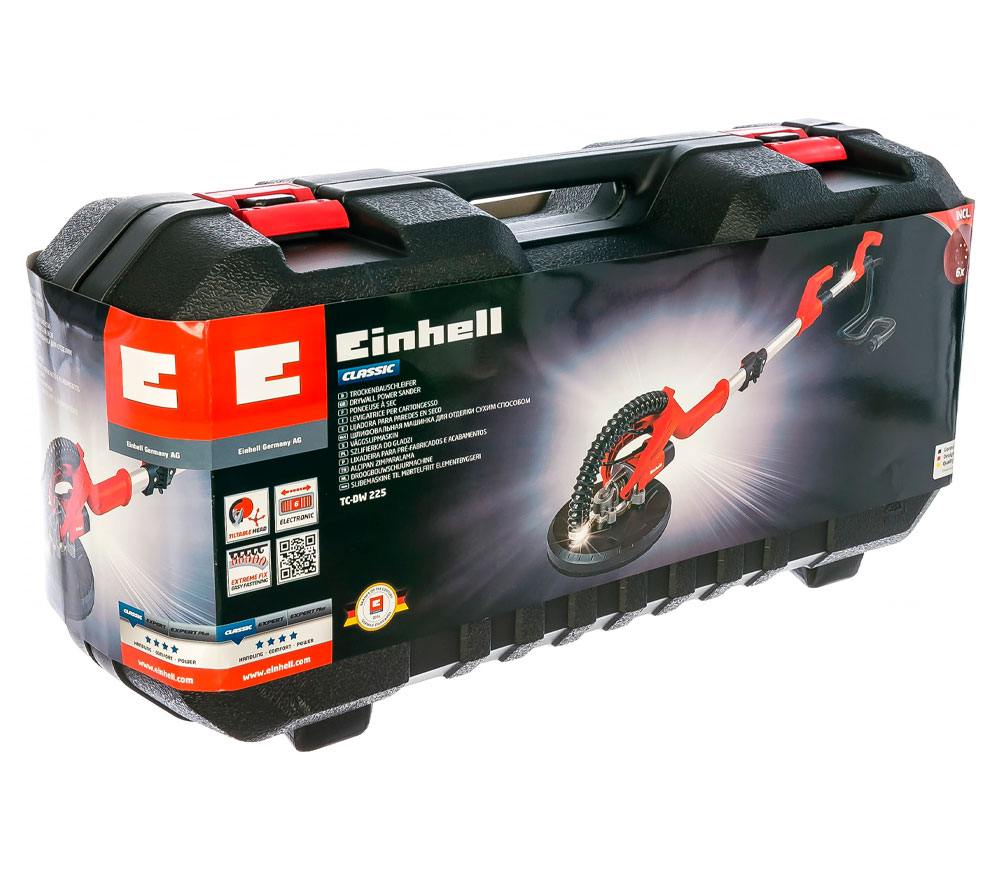 Mașină de șlefuit pereți extensibilă Einhell TC-DW 225 (42.599.30) 600w 225mm photo 7