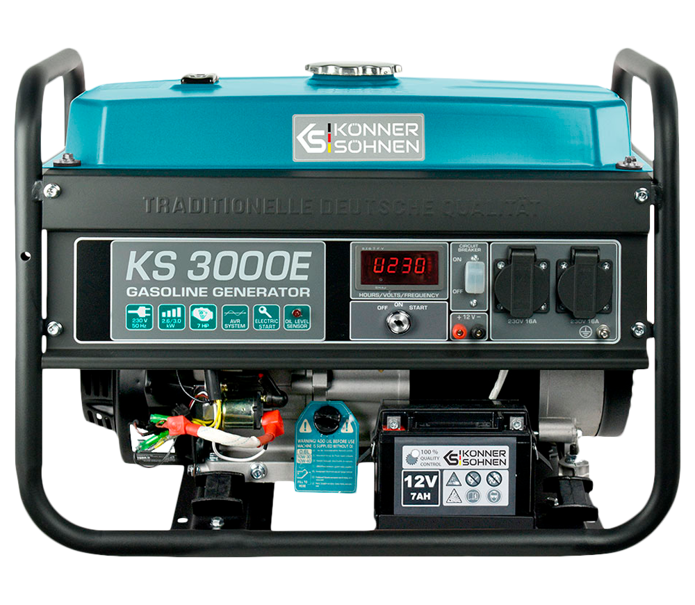 Generator electric Könner&Söhnen KS 3000E 3kw Benzină AVR photo