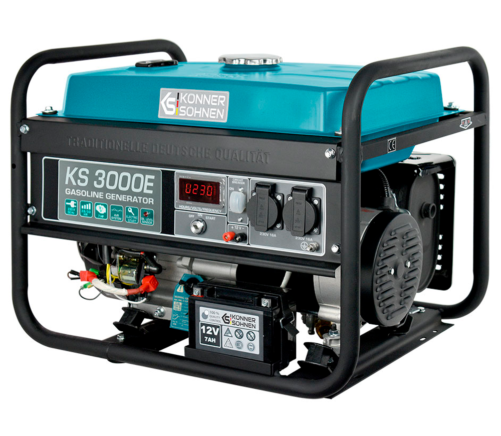 Generator electric Könner&Söhnen KS 3000E 3kw Benzină AVR photo 1