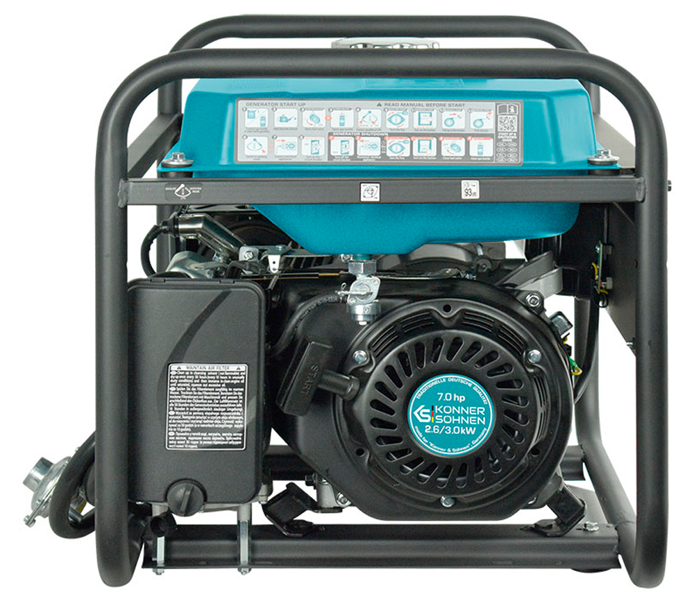 Электрогенератор Könner&Söhnen KS 3000G 3квт Газ/Бензин AVR photo 6