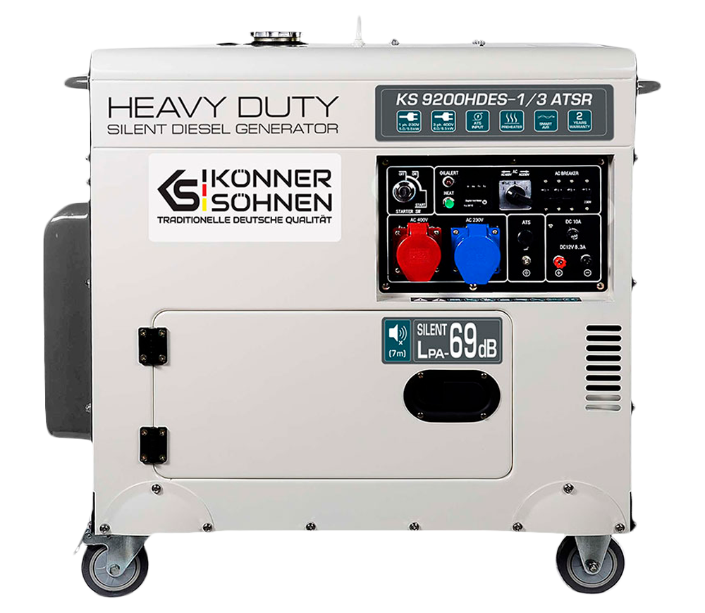 Generator electric Könner&Söhnen KS 9200HDES-1/3 ATSR 7.5kw Motorină AVR photo