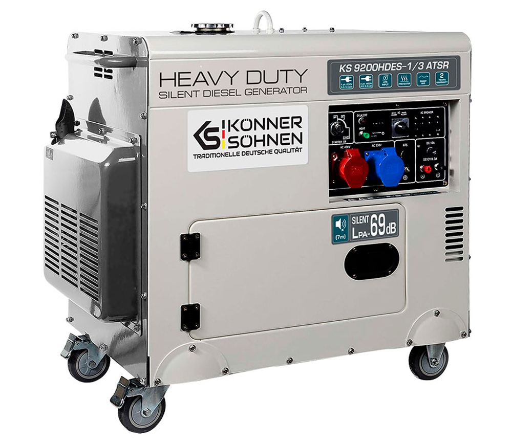 Generator electric Könner&Söhnen KS 9200HDES-1/3 ATSR 7.5kw Motorină AVR photo 0