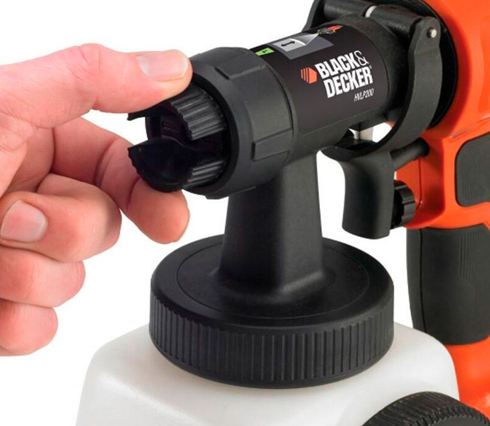Краскопульт BLACK&DECKER HVLP200 400вт photo 4